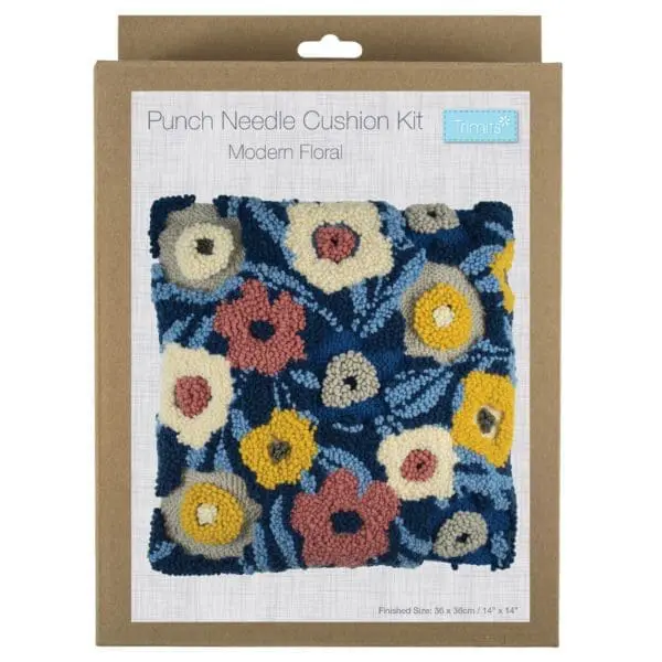 modern floral punch needle kit