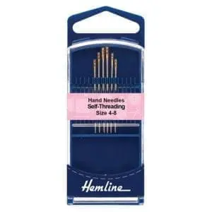 Hemline Hand Sewing Self Threading Needles: Size 4-8 Hemline Hand Sewing Self Threading Needles: Size 4-8