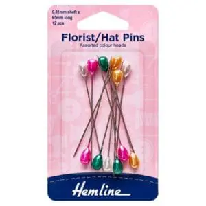 Hemline Florist Hat Pins