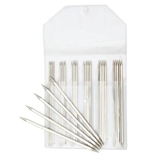 knit pro metal double ended knitting needles