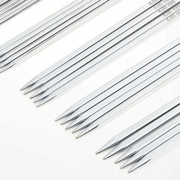 knit pro metal double ended knitting needles