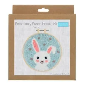 trimits punch needle kit bunny