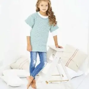 Stylecraft 9609 Baby DK Sweater Tunic Crochet Pattern