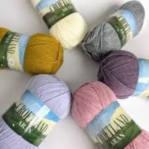 James C Brett Croftland Aran