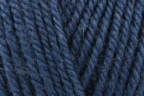 James C brett croftland aran french blue