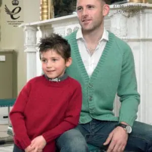 King Cole 3660 Adult Child DK Cardigan Sweater Knitting Pattern