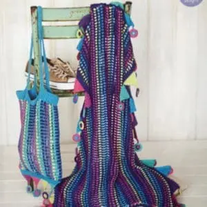 Stylecraft 9286 DK Blanket Bag  Crochet Pattern