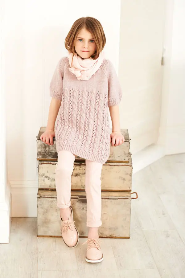 Stylecraft 9399 Childs DK Dress Tunic Knitting Pattern