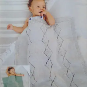 Stylecraft 9531 DK Baby Blanket Knitting Pattern