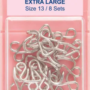 Hemline Hooks and Eyes size 13