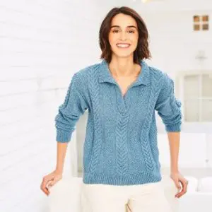 Stylecraft 10058 Adult DK Sweaters Knitting Pattern
