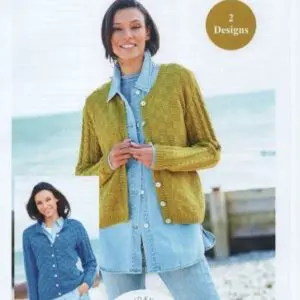 UKHKA 249 Adult DK Cardigan Knitting Pattern