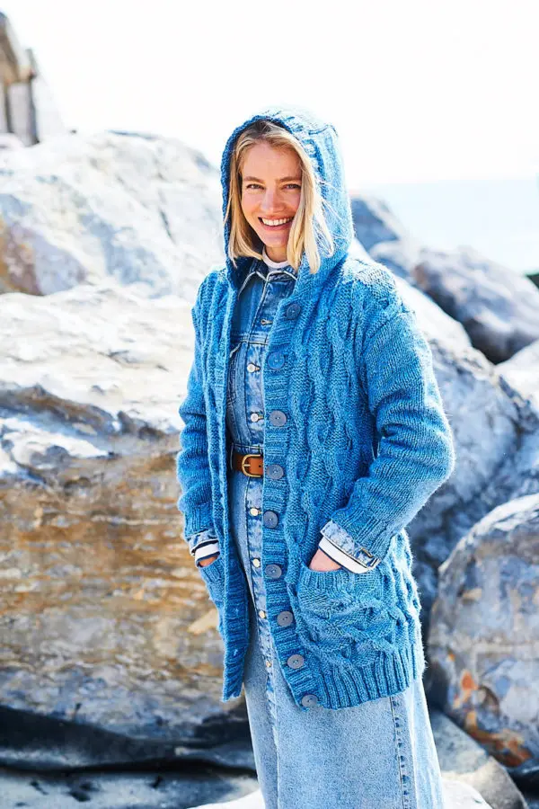 Stylecraft 9940 Adult Chunky Cardigan Knitting Pattern - Image 2