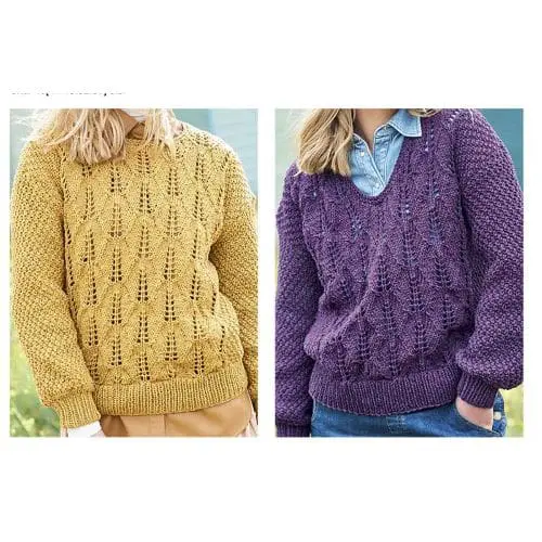 Stylecraft 9947 Adult Chunky Sweater Knitting Pattern