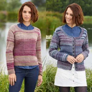 Stylecraft 9460 Adult Sweater Cardigan DK Knitting Pattern