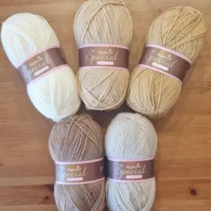Stylecraft Special DK Neutrals Wool Yarn Pack 5 x 100g balls