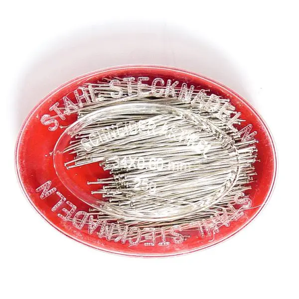 25g  Box Straight Steel Pins
