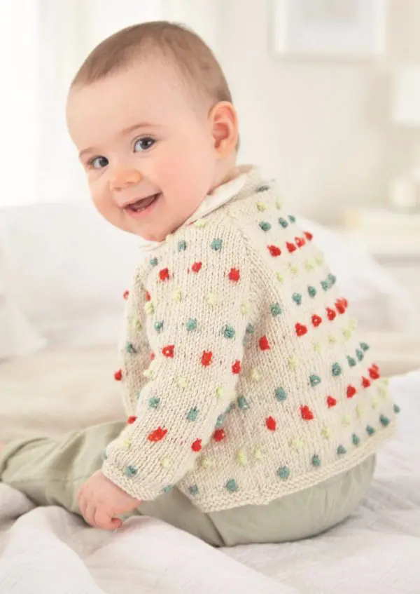 King Cole Newborn Book Of Cardigans 3 Knitting Patterns - Image 7