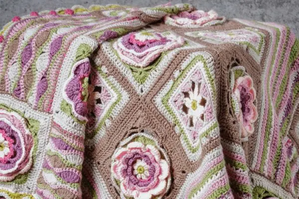 Stylecraft Lily Pond Cherry Blossom Blanket CAL Yarn Pack - Image 3