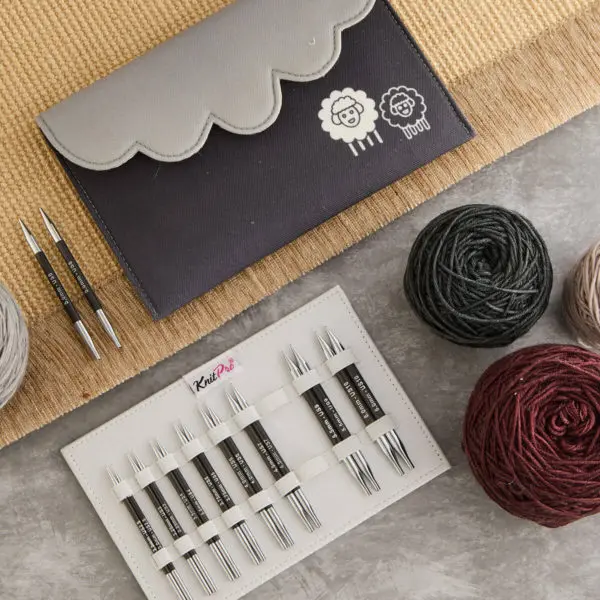 KnitPro Interchangeable Circular Karbonz Deluxe Gift Set