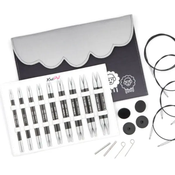 KnitPro Interchangeable Circular Karbonz Deluxe Gift Set