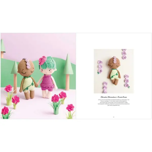 Ricorumi Blooming Beauties Crochet Amigurumi Pattern Book