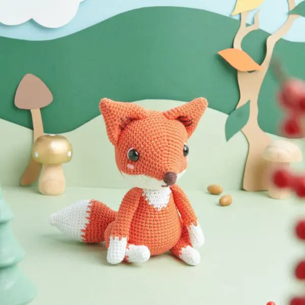 Ricorumi Fox Amigurumi Crochet Teddy Toy Kit 