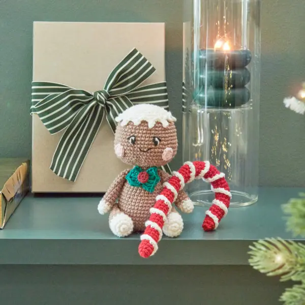 Ricorumi Yummy Gingerbread Man Amigurumi Crochet Teddy Toy Kit