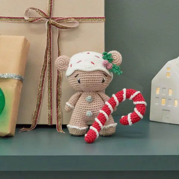 Ricorumi Christmas Cookie Bear Amigurumi Crochet Teddy Toy Kit