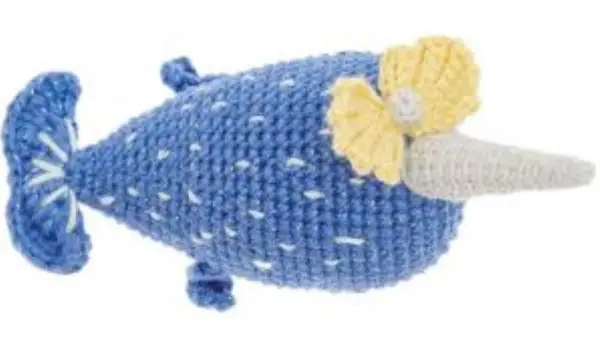 Ricorumi Norah The Narwhal Amigurumi Crochet Teddy Toy Kit