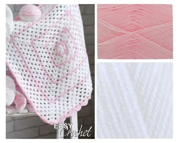 Beginners Easy Crochet Blanket Kit Choice of Colours