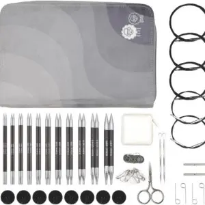KnitPro Karbonz Regal Deluxe Circular Interchangeable Needle Set