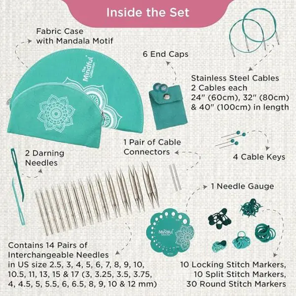 KnitPro Mindful Collection AFFECTION Interchangeable Needle Set