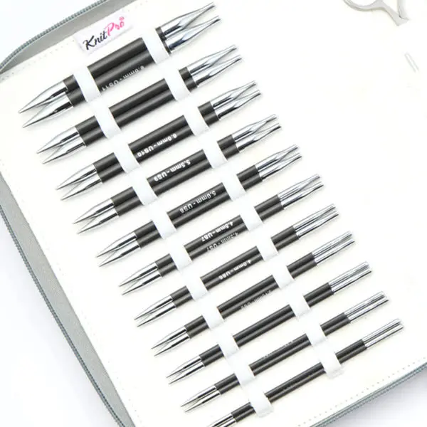 KnitPro Karbonz Regal Deluxe Circular Interchangeable Needle Set