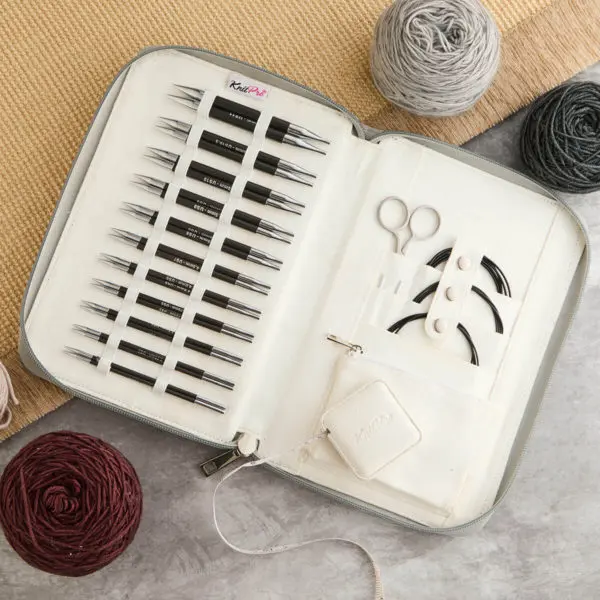 KnitPro Karbonz Regal Deluxe Circular Interchangeable Needle Set