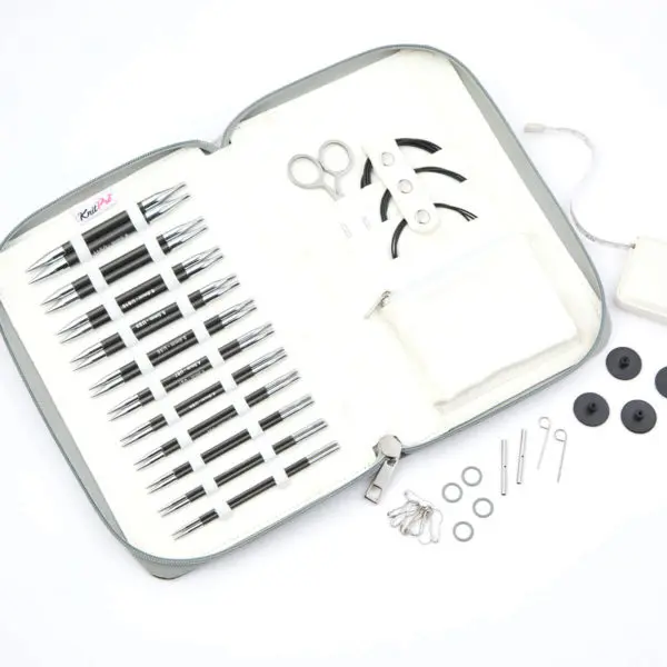 KnitPro Karbonz Regal Deluxe Circular Interchangeable Needle Set