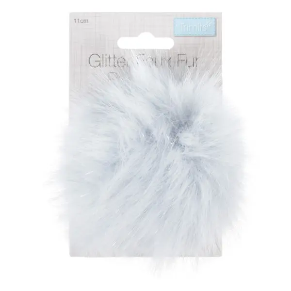 Trimits Detachable Faux Fur Pompom Large 11cm