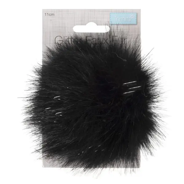 Trimits Detachable Faux Fur Pompom Large 11cm