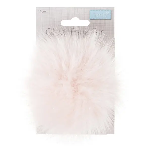 Trimits Detachable Faux Fur Pompom Large 11cm