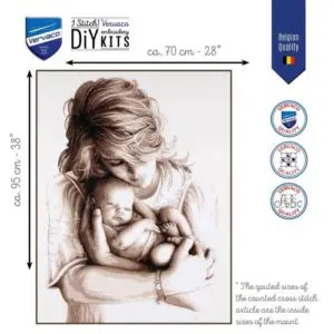 Vervaco Limited Edition Counted Cross Stitch Kit Mother And Child