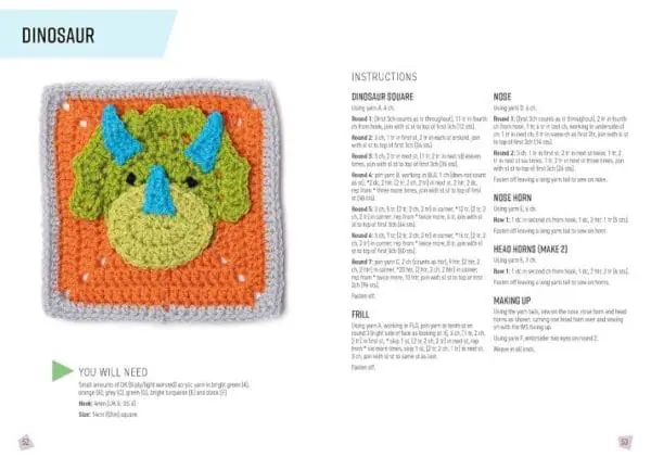 All New 20 Animal Granny Squares Book - Image 3
