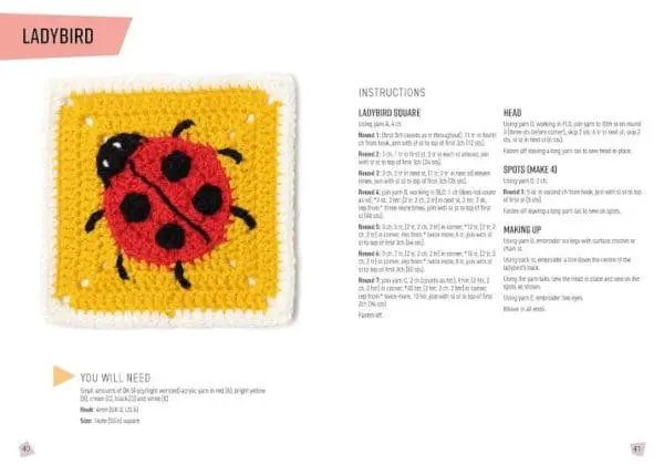 All New 20 Animal Granny Squares Book - Image 2