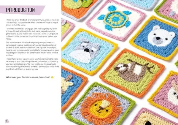All New 20 Animal Granny Squares Book - Image 4