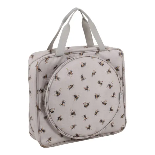Hobby Gift Project Storage Bag With Embroidery Hoop Pocket