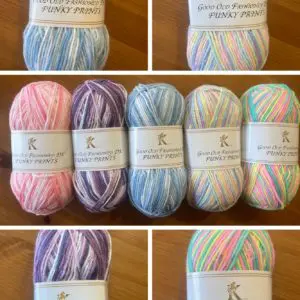 Knitco Good Old Fashioned Funky Prints DK Yarn