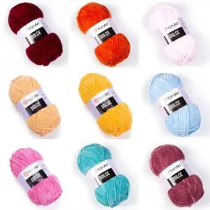 Yarnart Dolce Chenille Plushy Chunky 100g Yarn