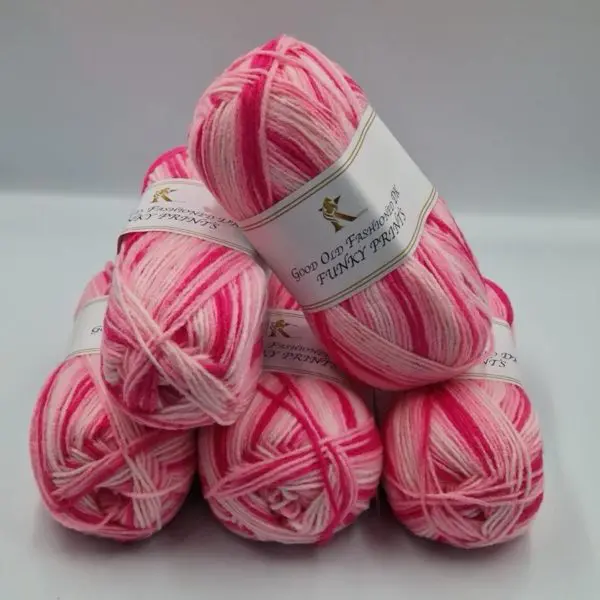 Knitco Good Old Fashioned Funky Prints DK Yarn 5x100g 01