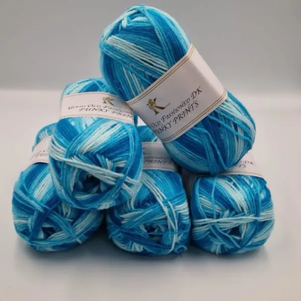 Knitco Good Old Fashioned Funky Prints DK Yarn 5x100g 04