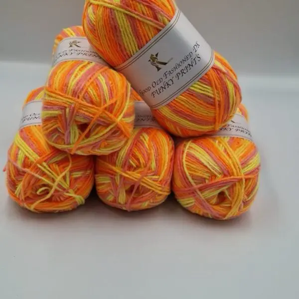 Knitco Good Old Fashioned Funky Prints DK Yarn 5x100g 012
