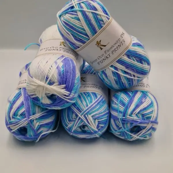 Knitco Good Old Fashioned Funky Prints DK Yarn 5x100g 014